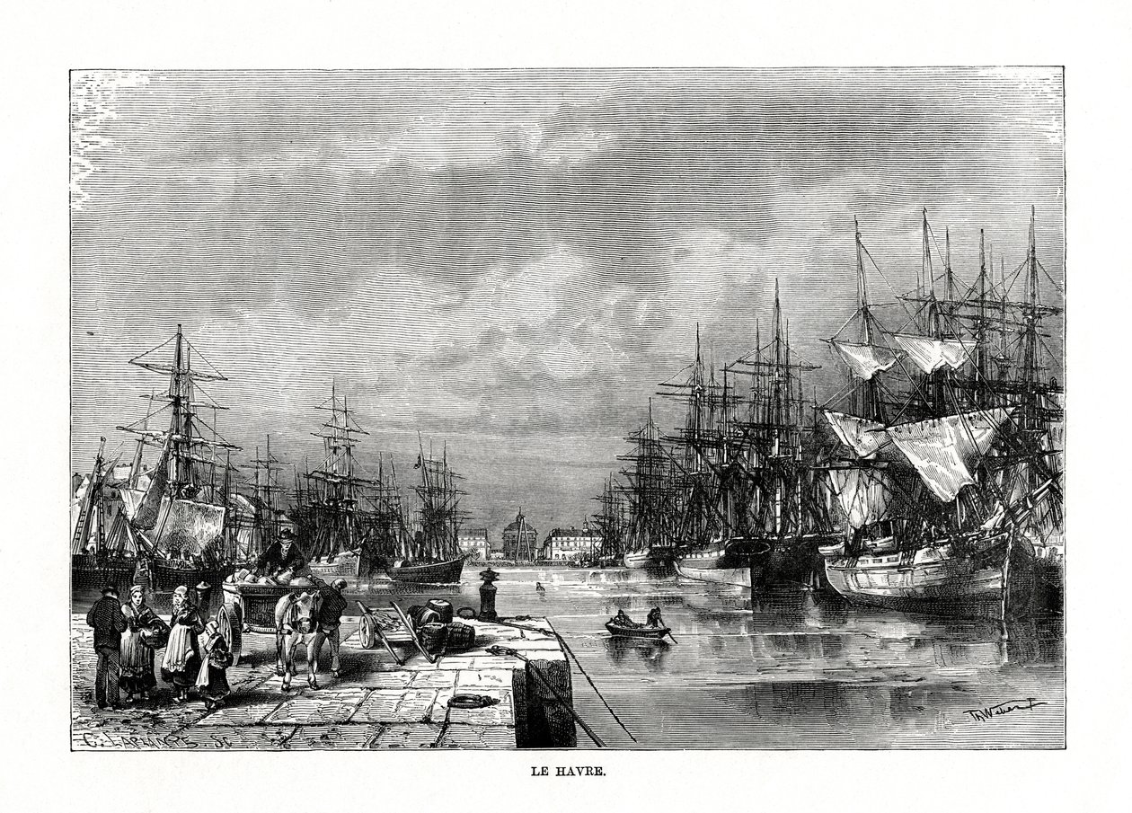 ले हैवर, नॉरमैंडी, उत्तरी फ्रांस, 1879 द्वारा सी। लाप्लांट