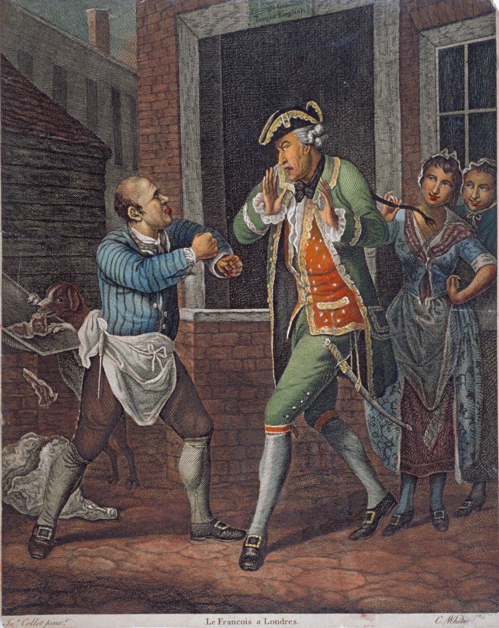 द फ्रेंकोइस इन लंदन, 1770 द्वारा सी व्हाइट