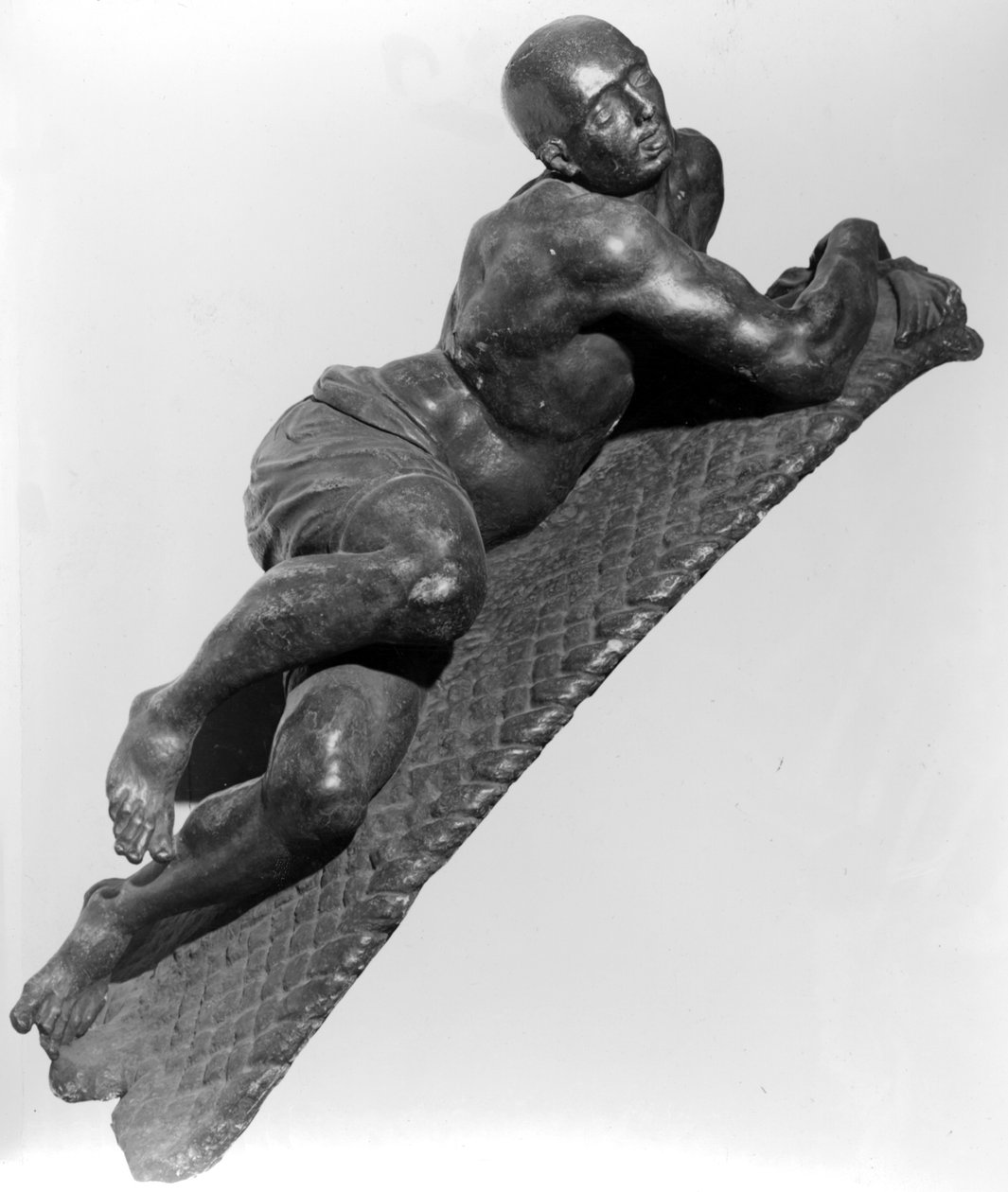 मेलानचोलिया, c.1670-1700 (नक्काशीदार पत्थर) द्वारा कैयस गेब्रियल सिबर