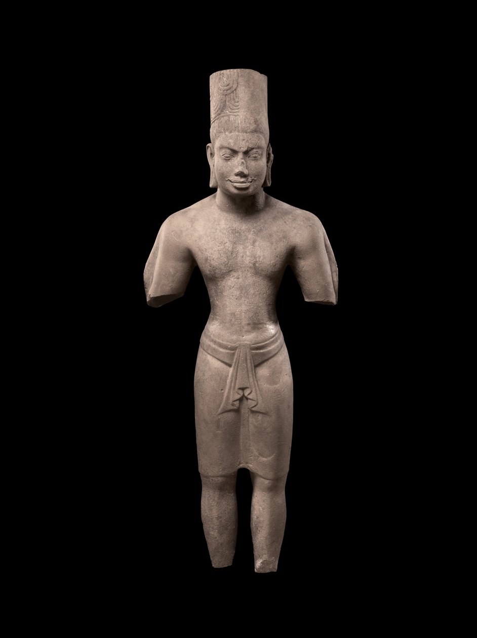 हरिहर, ७वीं सदी के अंत से ८वीं शताब्दी की शुरुआत (बलुआ पत्थर) द्वारा कम्बोडियन