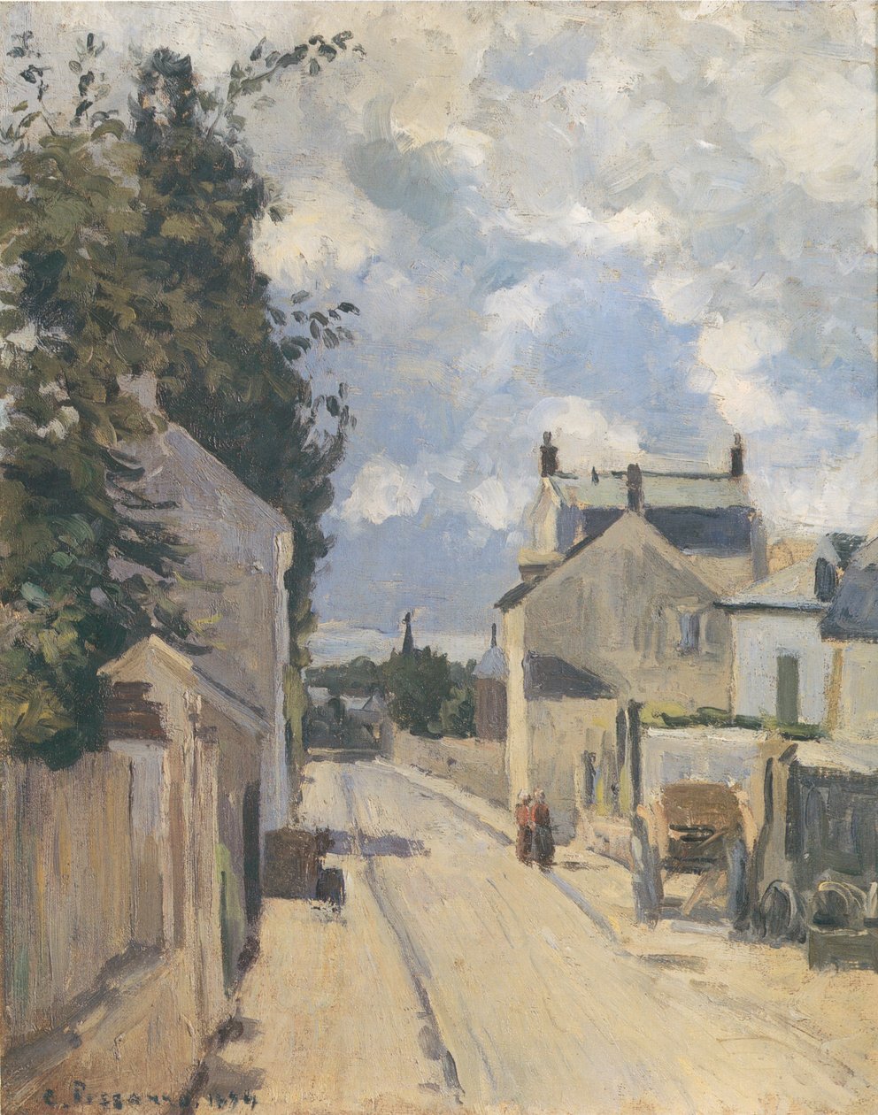 Rue de L&39;Hermitage Pontoise द्वारा केमिली जैकब पिसारो
