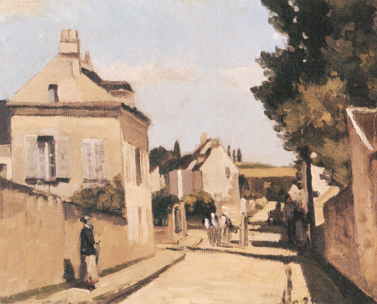 Rue L&39;Hermitage, Pontoise द्वारा केमिली जैकब पिसारो