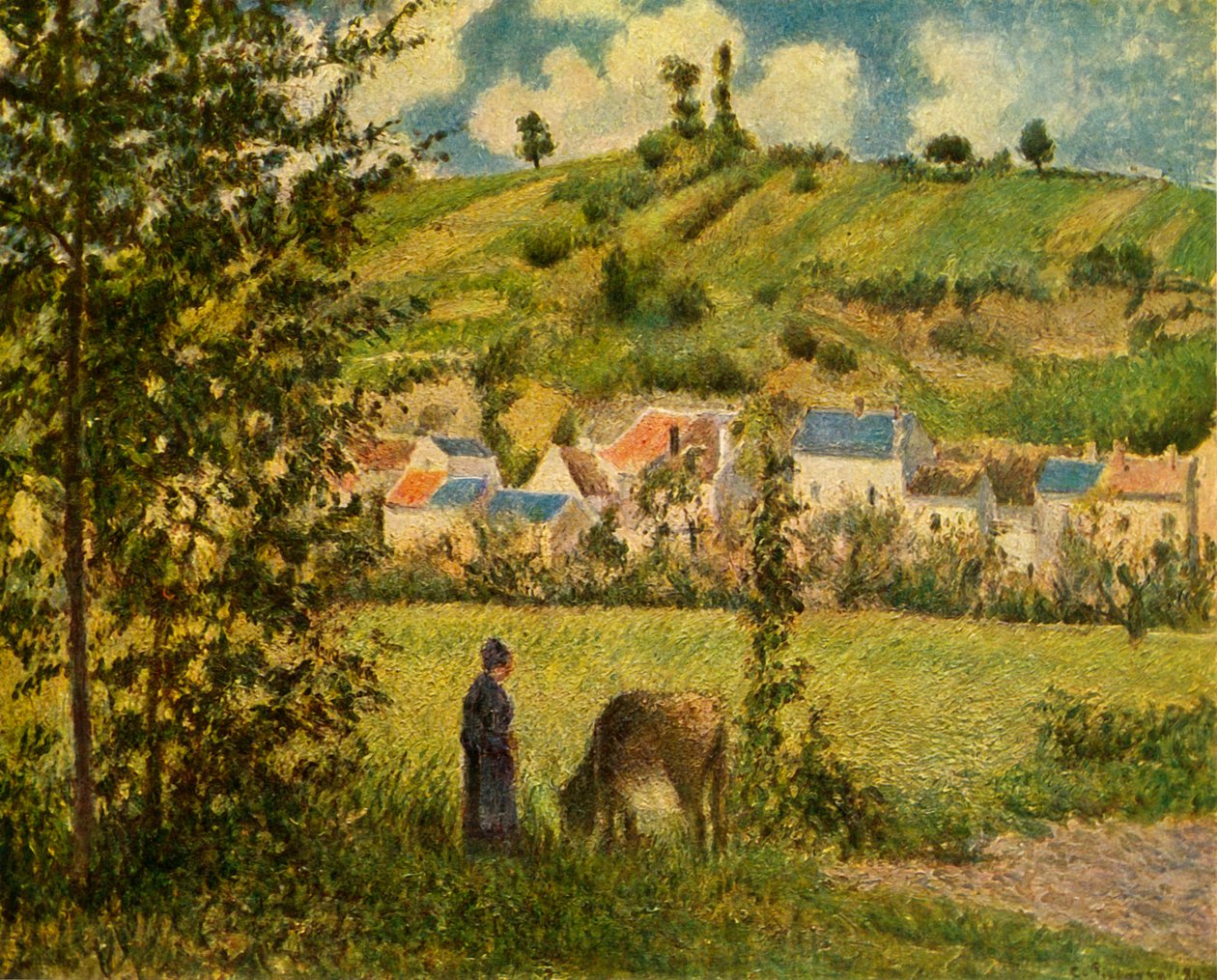 चप्‍पलवाल, 1880, 1939। द्वारा केमिली जैकब पिसारो