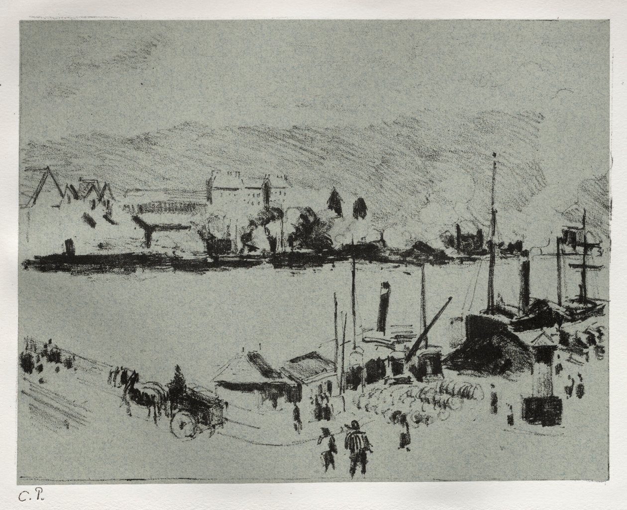 रयेन में क्वाइ बोइल्डियु, सी। 1896। द्वारा केमिली जैकब पिसारो