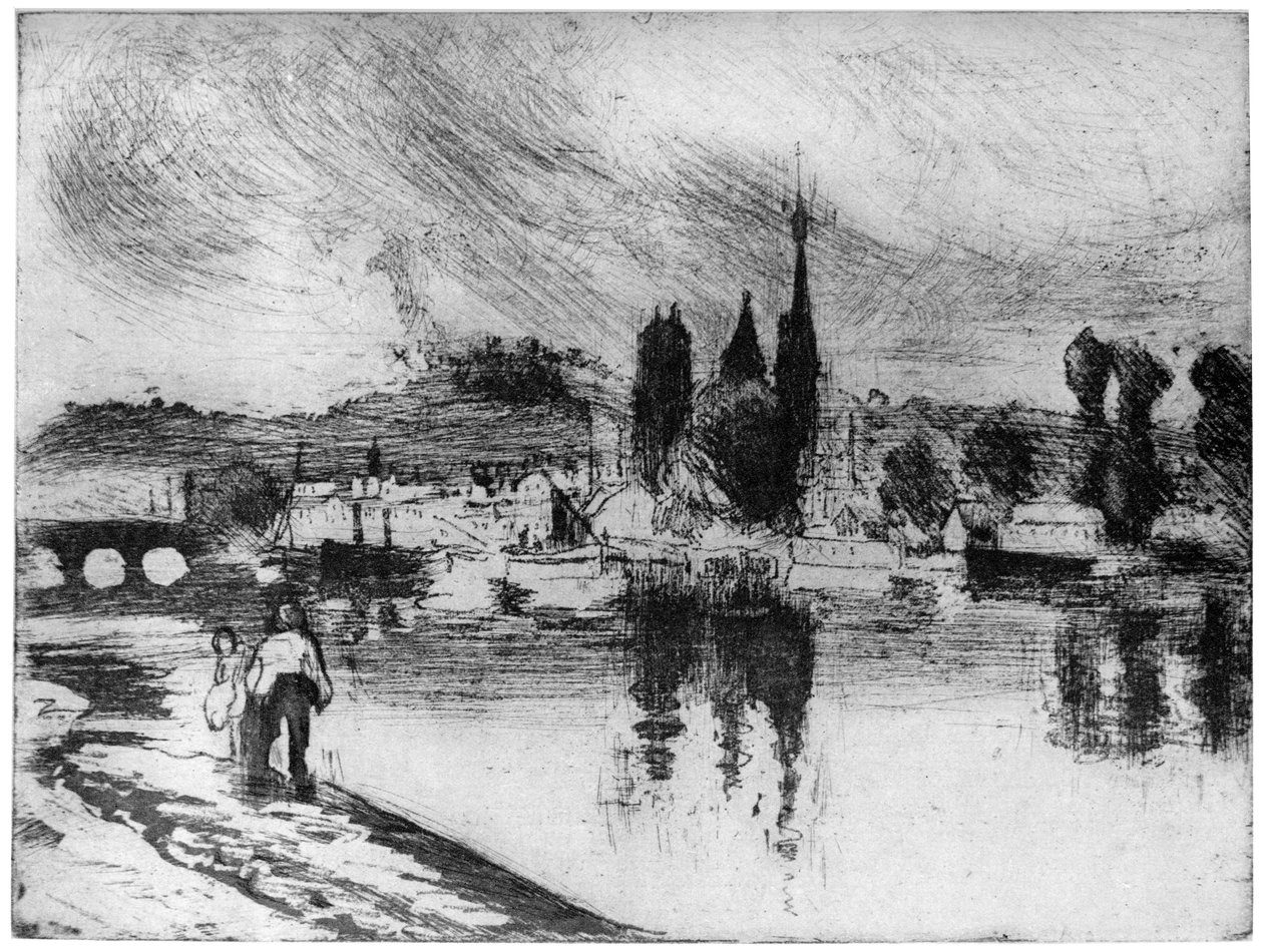 रेन, कोर्ट्स ला रीने, c1850-1900 1924 द्वारा केमिली जैकब पिसारो