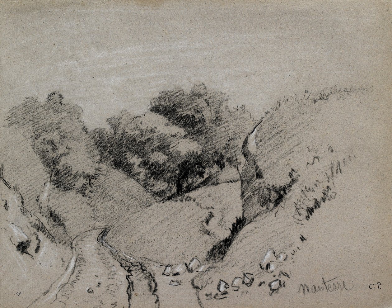 नैनटेरे, c1860 द्वारा केमिली पिसारो