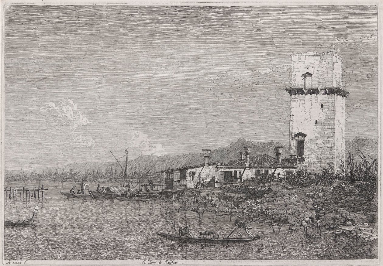  द्वारा कैनालेटो (जियोवन्नी एंटोनियो नहर)