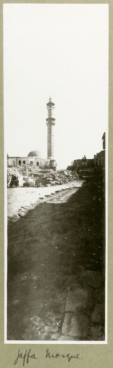 जाफ़ा मस्जिद, 1917 द्वारा कैप्टन। आर्थर रोड्स