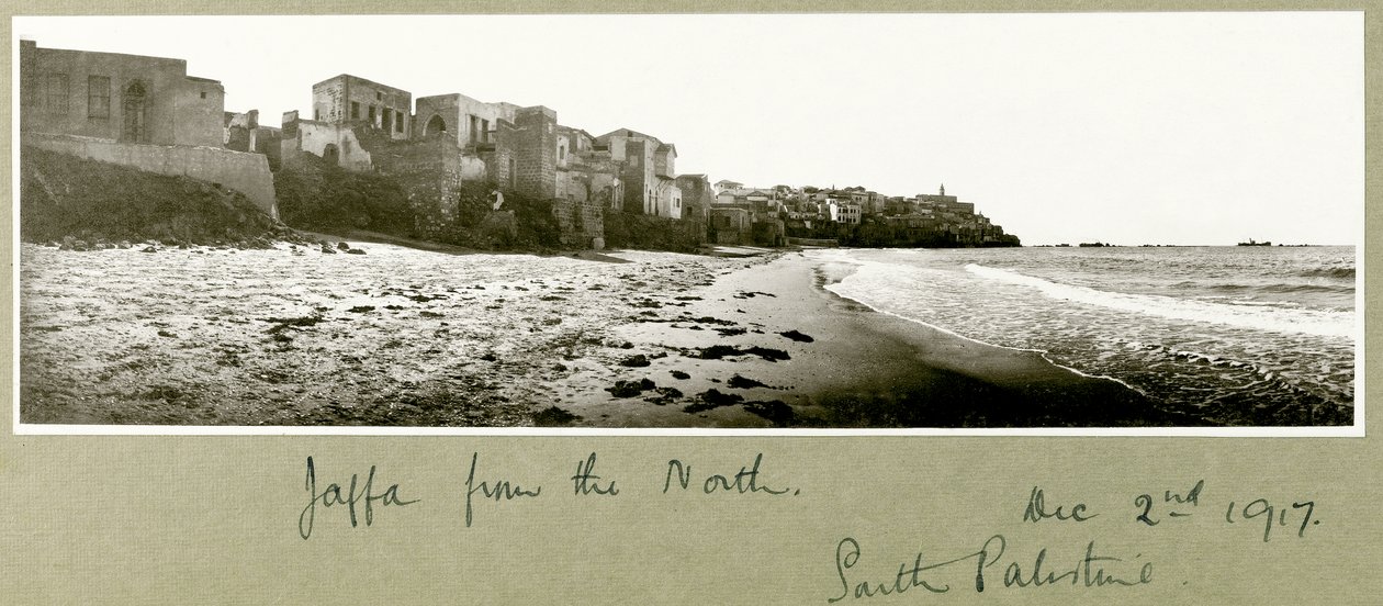 उत्तर से जाफ़ा, 2 दिसंबर 1917 द्वारा कैप्टन। आर्थर रोड्स