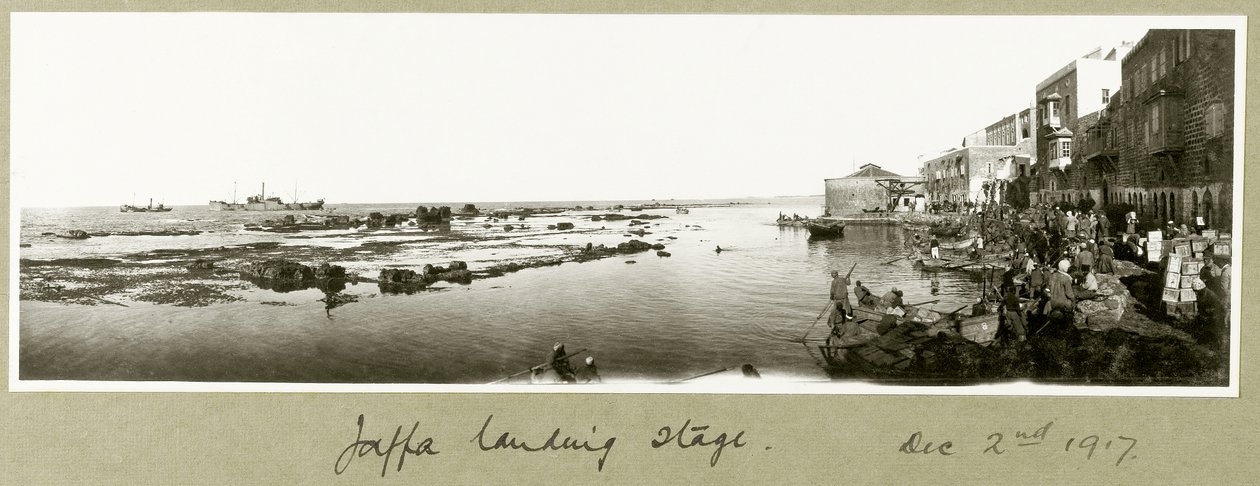 जाफ़ा लैंडिंग चरण, 2 दिसंबर 1917 द्वारा कैप्टन। आर्थर रोड्स