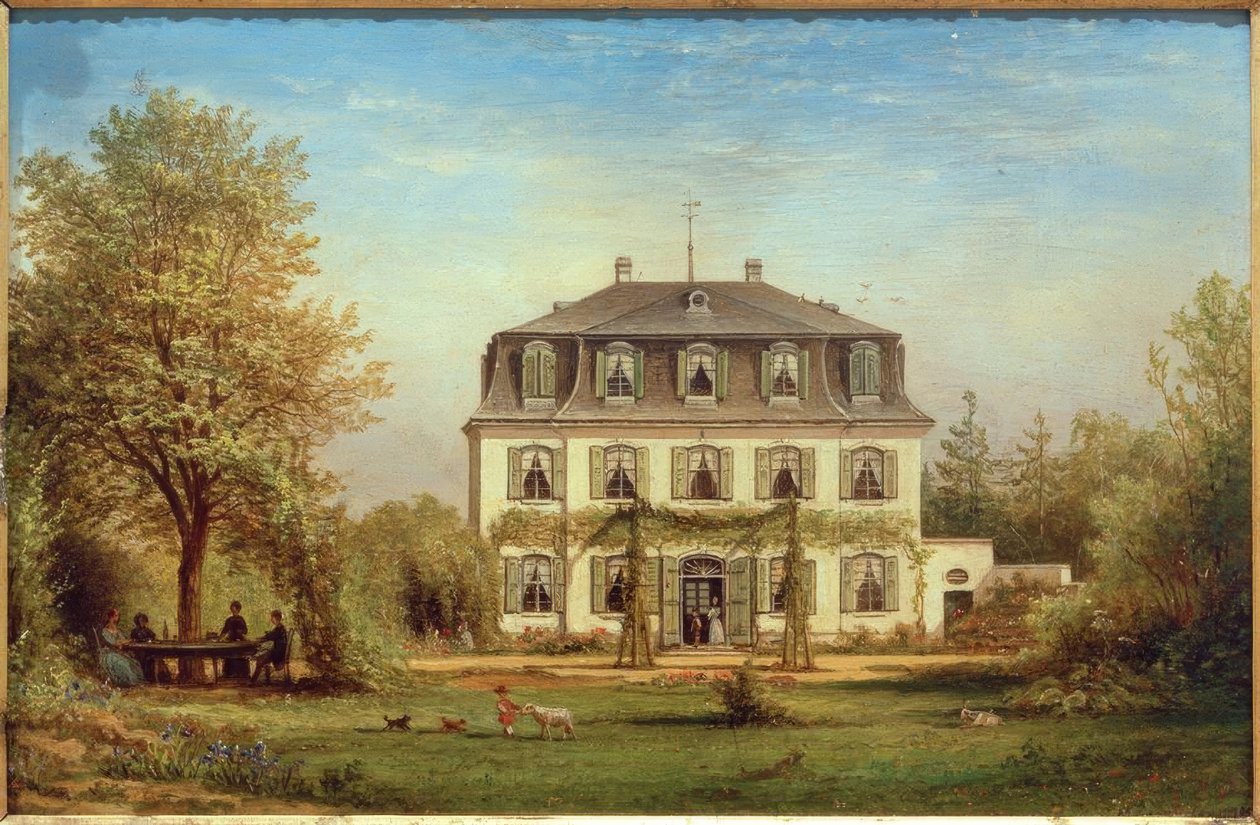 C.Morgenstern, Gartenhaus d। बैंकर्स परिवार बांसा, साचसेन। द्वारा कार्ल मॉर्गेनस्टर्न