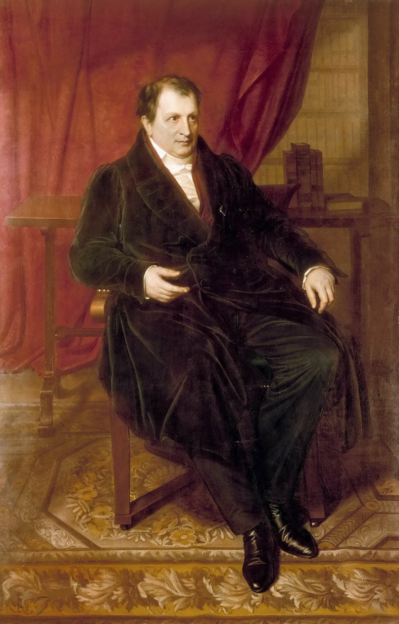 जोहान लुडविग टाईक का पोर्ट्रेट 1773-1853, 1835। द्वारा Vogelstein से कार्ल क्रिश्चियन वोगेल