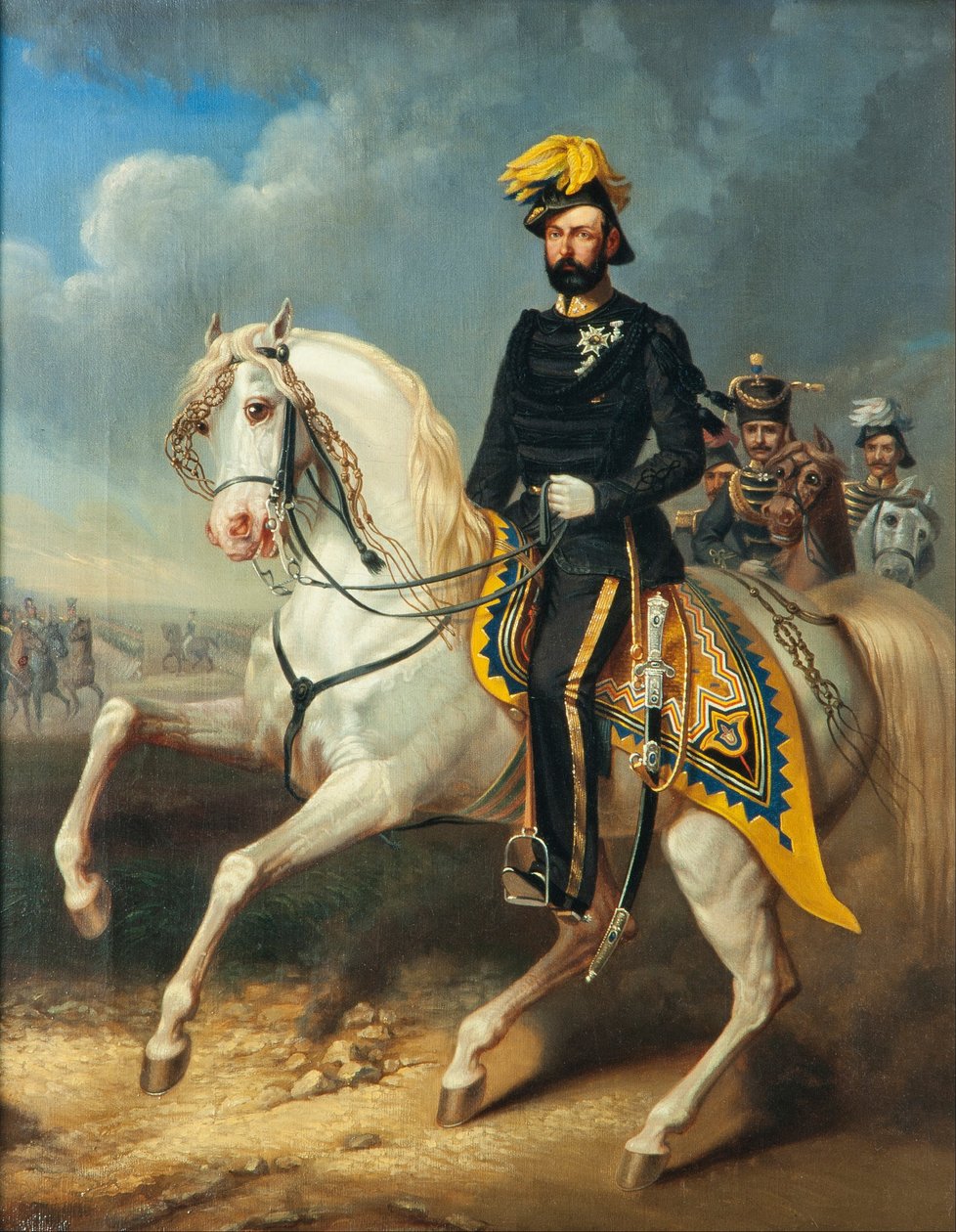 कार्ल XV, स्वीडन और नॉर्वे के राजा, c.1860 द्वारा कार्ल फ्रेड्रिक कियॉर्बो
