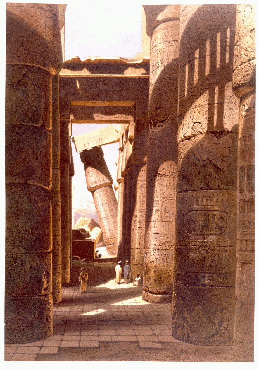 कर्मक मंदिर, 1874 द्वारा कार्ल फ्रेडरिक हेनरिक वर्नर