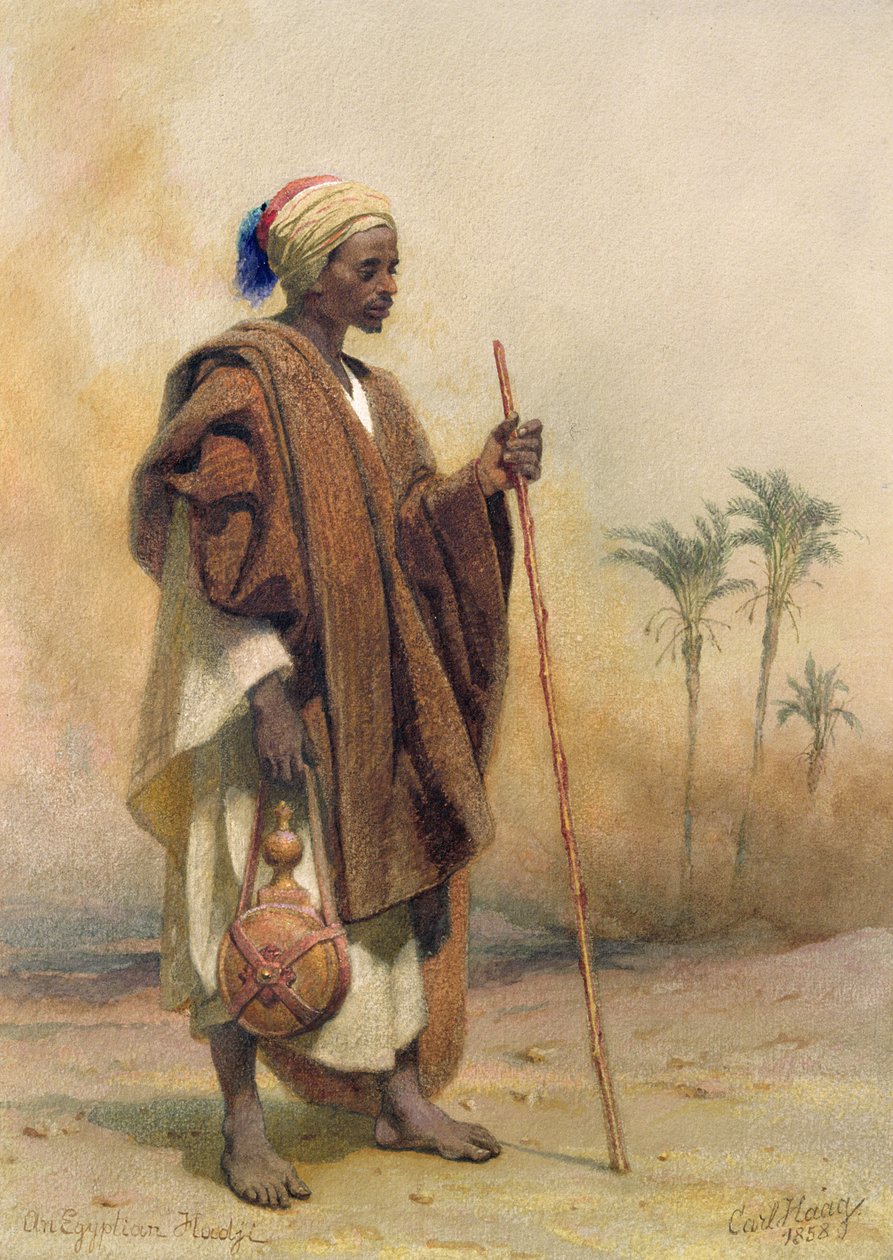 एक मिस्र हाजी, 1858 द्वारा कार्ल हाग