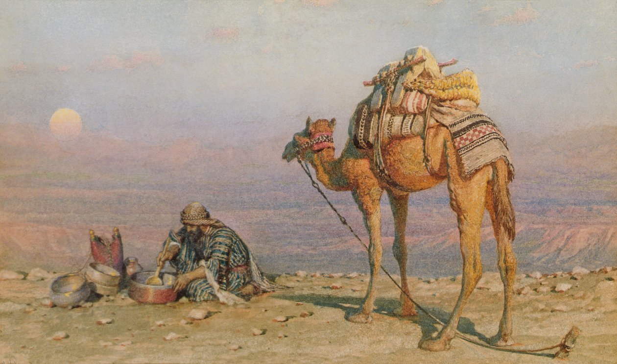 द इवनिंग मील, 1881 द्वारा कार्ल हाग
