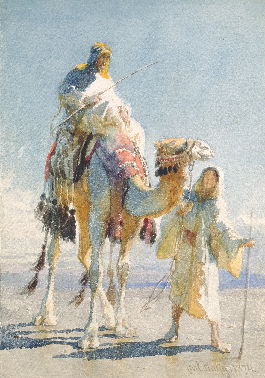 द शैक एंड गाइड, 1874 द्वारा कार्ल हाग