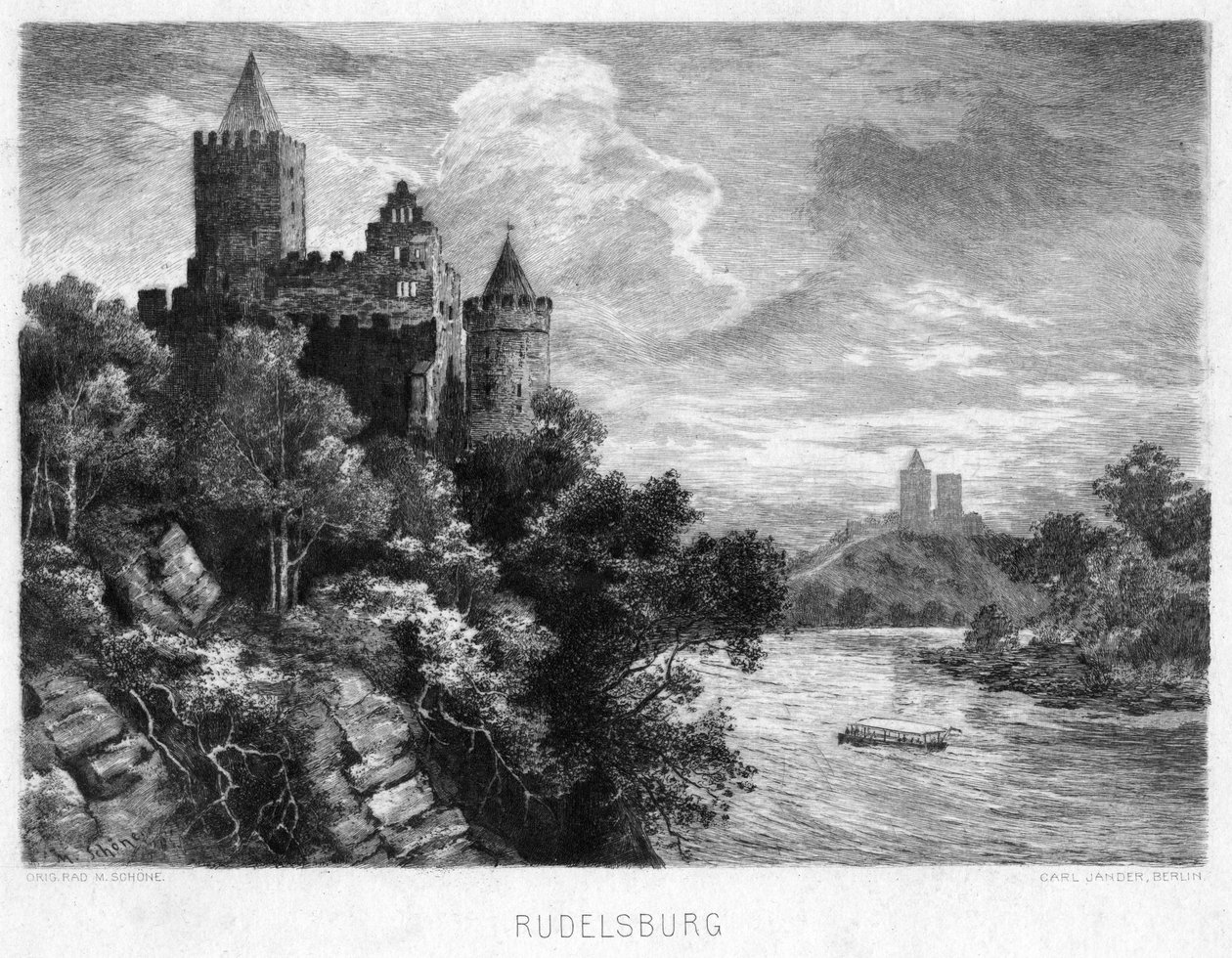 रुडेल्सबर्ग, जर्मनी, c1900 द्वारा कार्ल जैंडर
