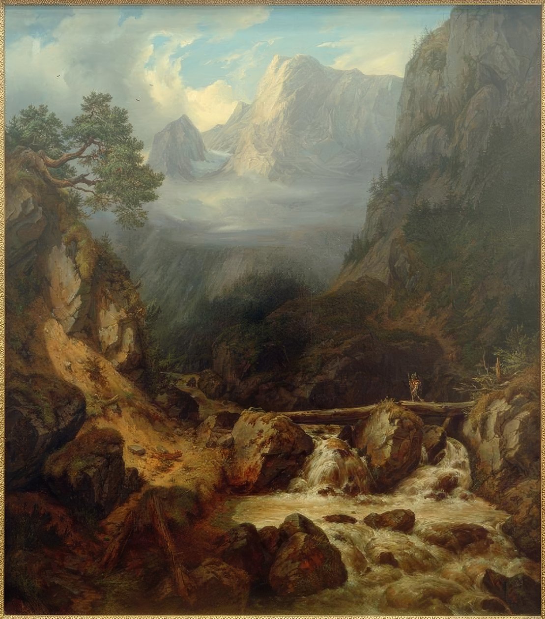 C.Morgenstern, Hallstatt के पास Waldbachstrub द्वारा कार्ल मॉर्गेनस्टर्न
