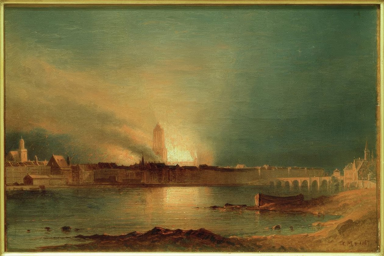 फ्रैंकफर्ट ए। 1867 - रत्न वी। के बाद एम।, गिरजाघर। कार्ल मॉर्गेनस्टर्न द्वारा कार्ल मॉर्गेनस्टर्न