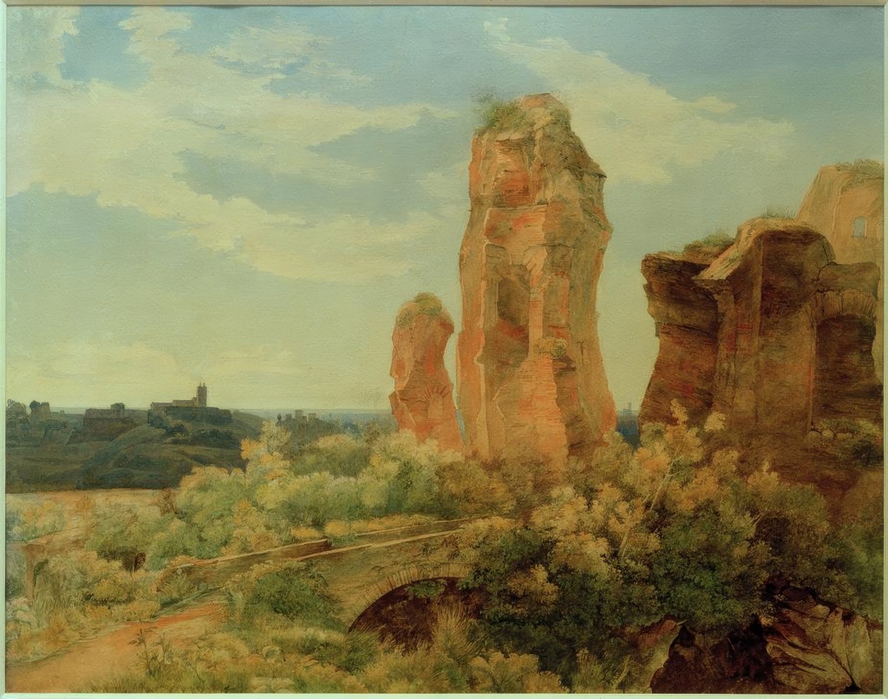 रोम, Aventine, Kaisergärten - कार्ल मॉर्गनस्टर्न में निर्माण टुकड़ा द्वारा कार्ल मॉर्गेनस्टर्न
