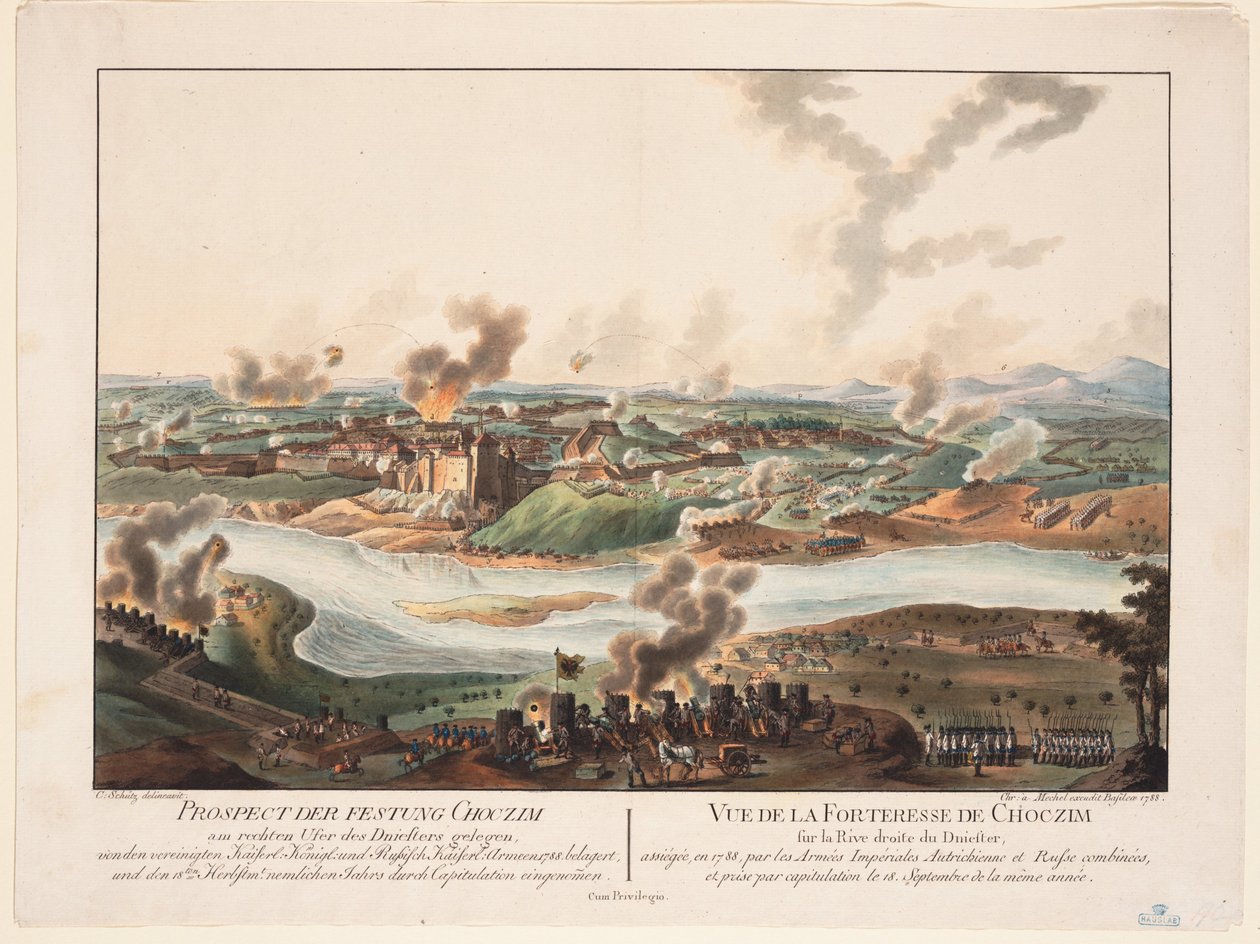 1788, 1788 में खोतिन की घेराबंदी द्वारा कार्ल शूएट्ज़
