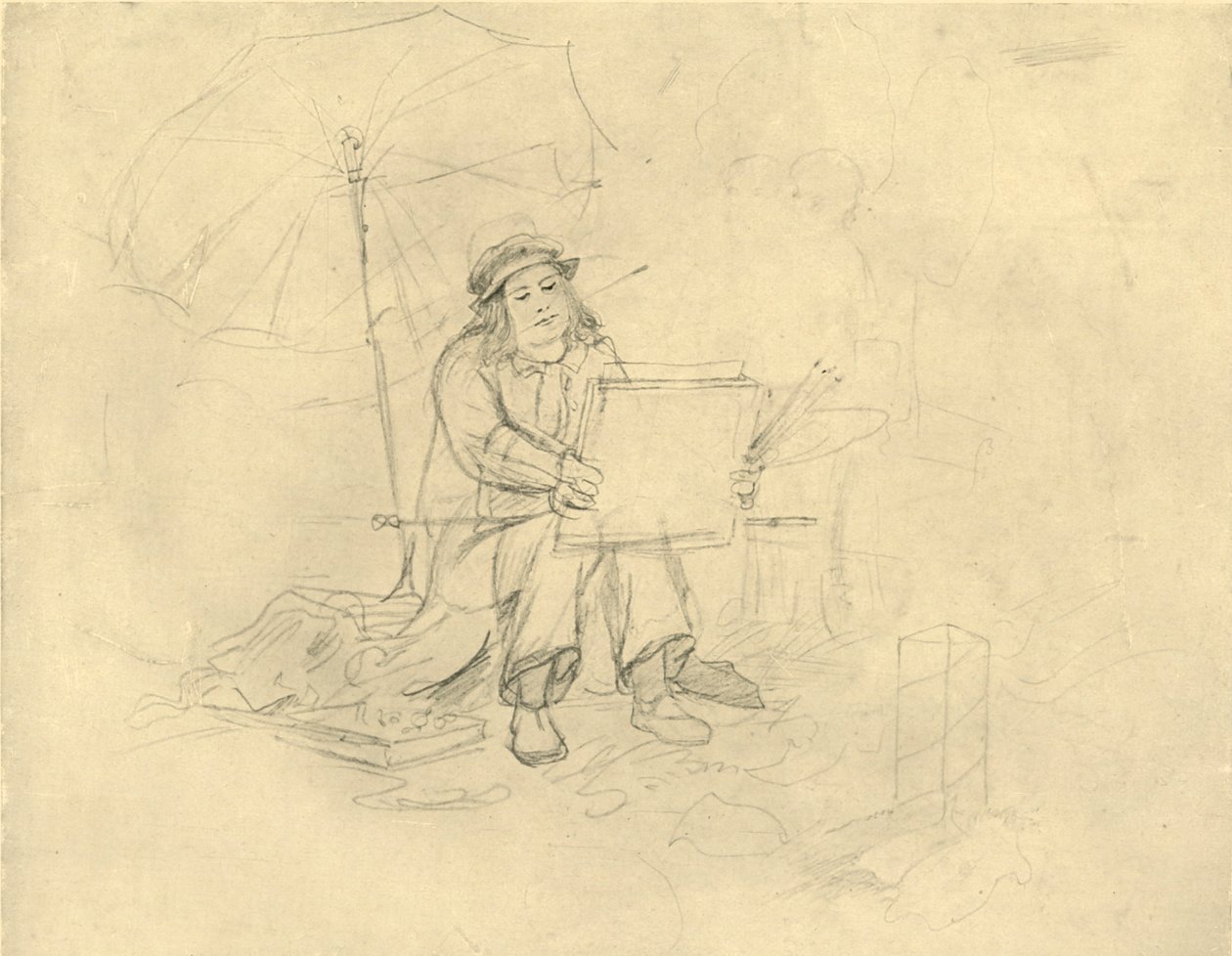 डेर लैंडचैफ्ट्समलर II, 19 वीं शताब्दी के उत्तरार्ध में, c1924। द्वारा कार्ल स्पिट्जवेग