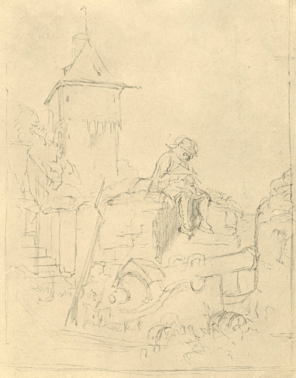 डाई शिल्डवाचे, 19 वीं शताब्दी के उत्तरार्ध में, c1924। द्वारा कार्ल स्पिट्जवेग