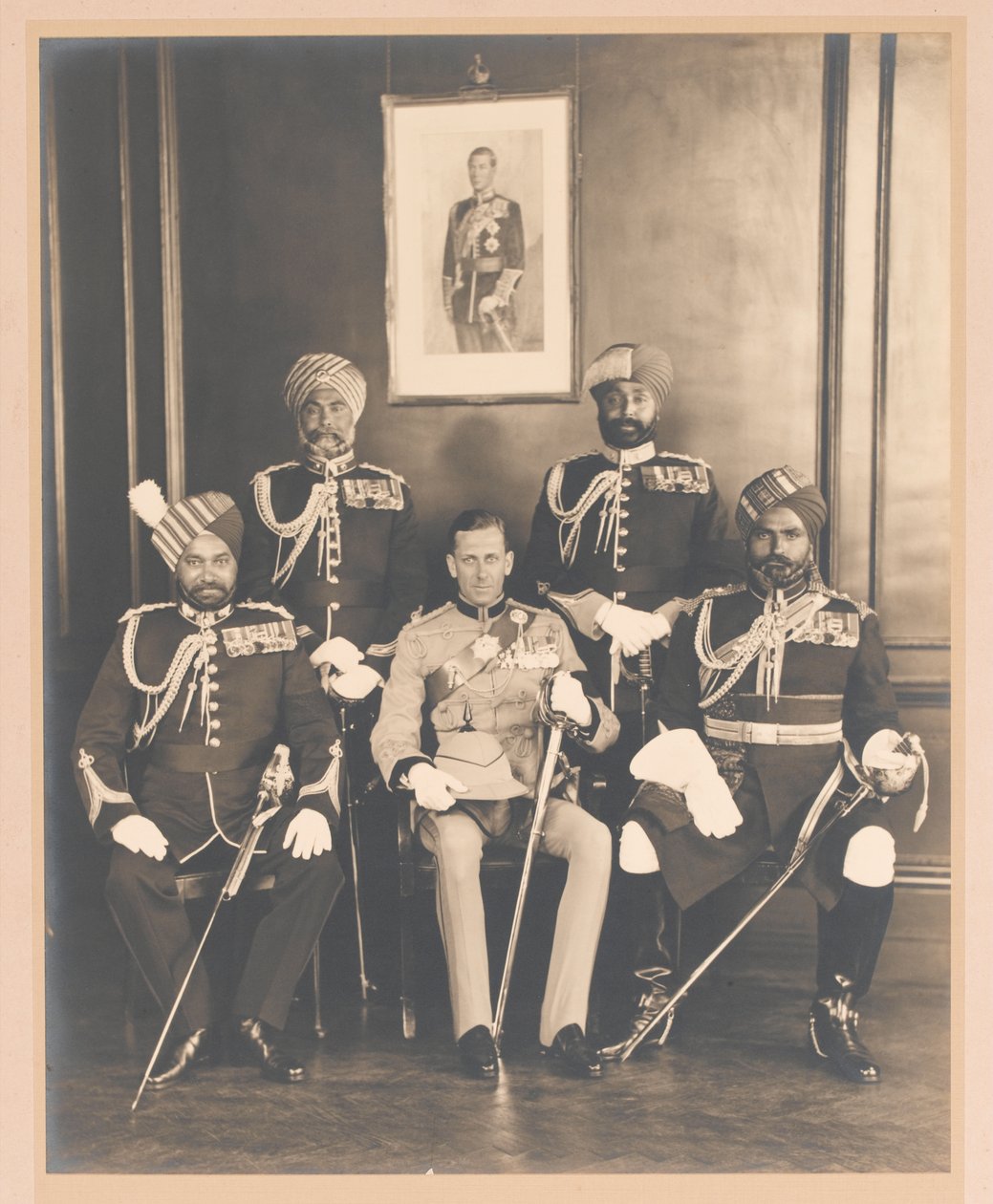 राजा के भारतीय अर्दली अधिकारी, 1936 द्वारा कार्ल वांडिक