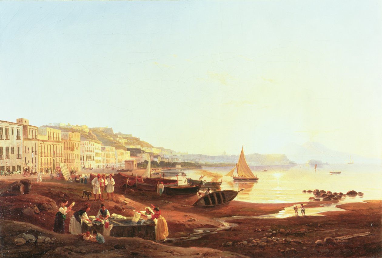 मर्गेलिना हार्बर, c.1831 द्वारा कार्ल विल्हेम गोएत्ज़लोफ़