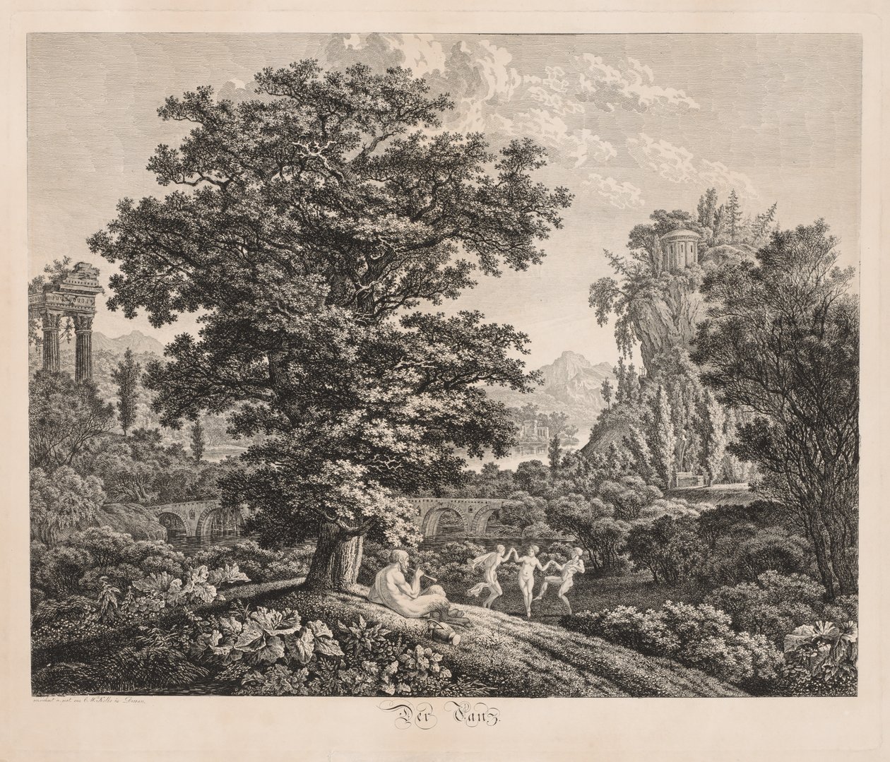 द डांस, 1799। द्वारा कार्ल विल्हेम कोल्बे प्रथम