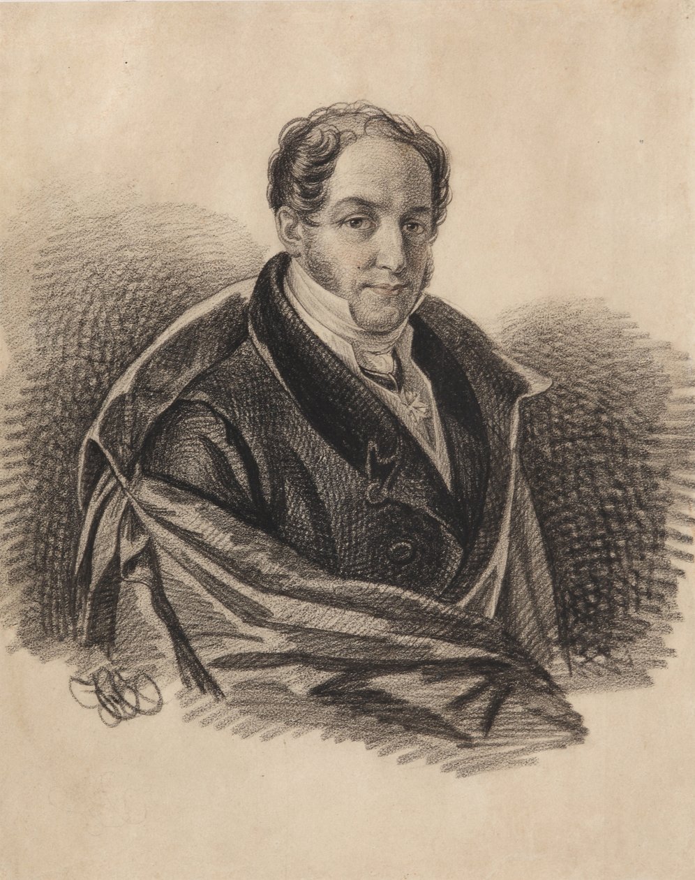 अलेक्जेंडर इवानोविच लीपर का पोर्ट्रेट 1779-1824, 1820। द्वारा कार्ल वॉन हम्पेलन