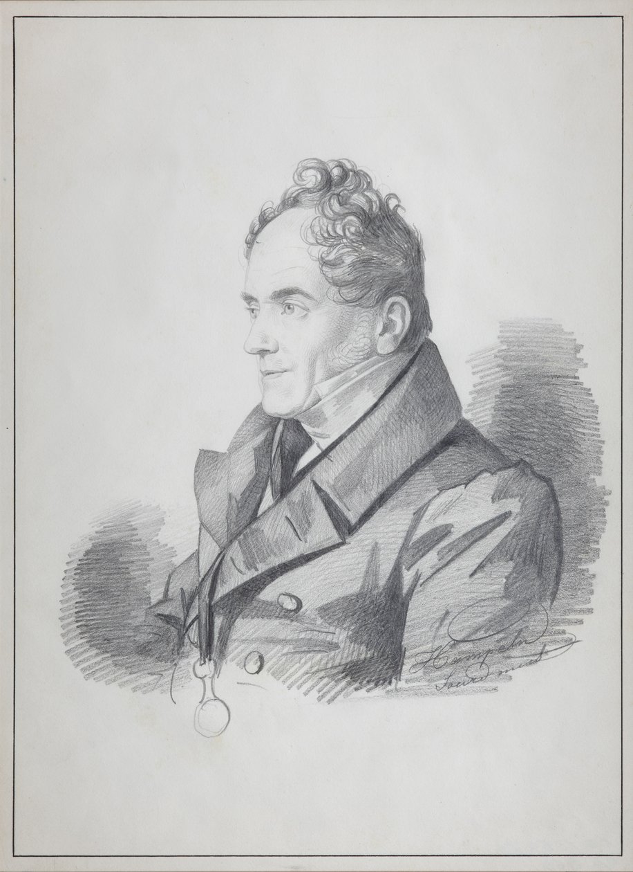 काउंट विक्टर पावलोविच कोचुबी का पोर्ट्रेट 1768-1834, रूस का इंपीरियल चांसलर, सी। 1832 द्वारा कार्ल वॉन हम्पेलन