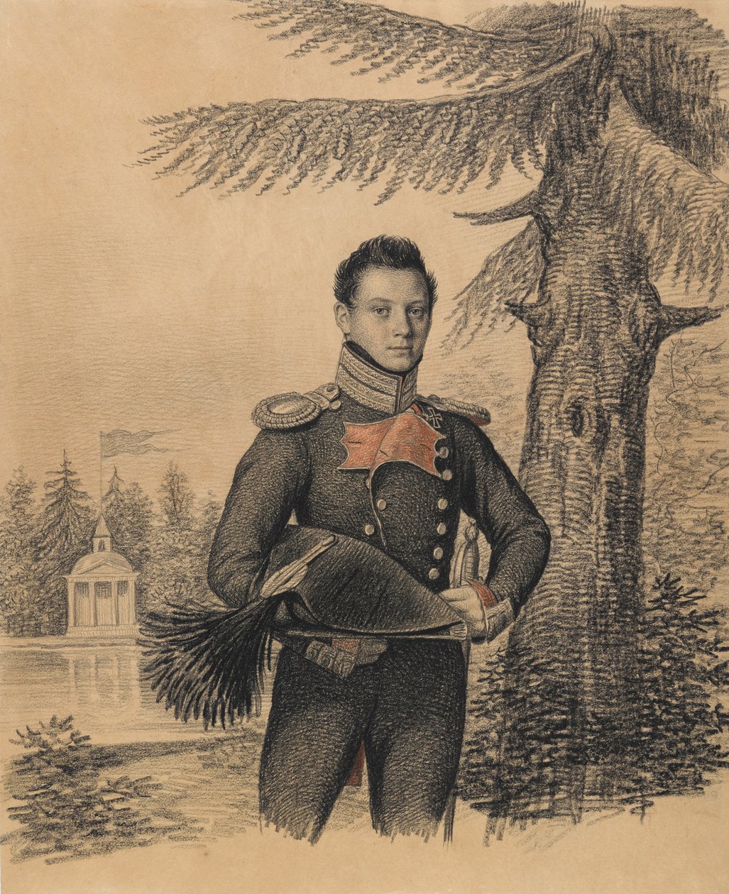 फ्योदोर इवानोविच डोलगोपोलोव का पोर्ट्रेट 1792-1856, 1820। द्वारा कार्ल वॉन हम्पेलन