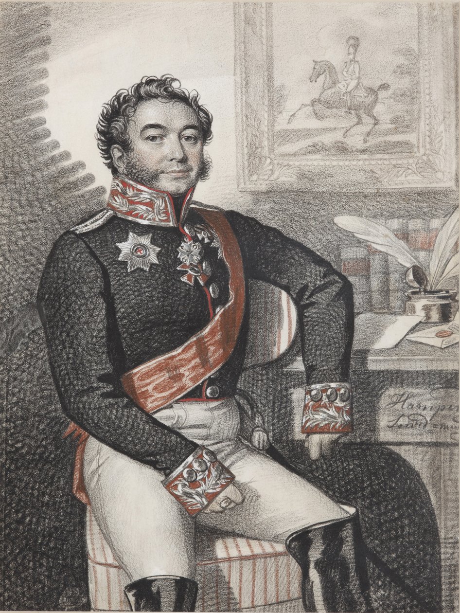 फ्योडोर पेत्रोविच ओपोचिनिन का पोर्ट्रेट 1779-1852, 1826। द्वारा कार्ल वॉन हम्पेलन