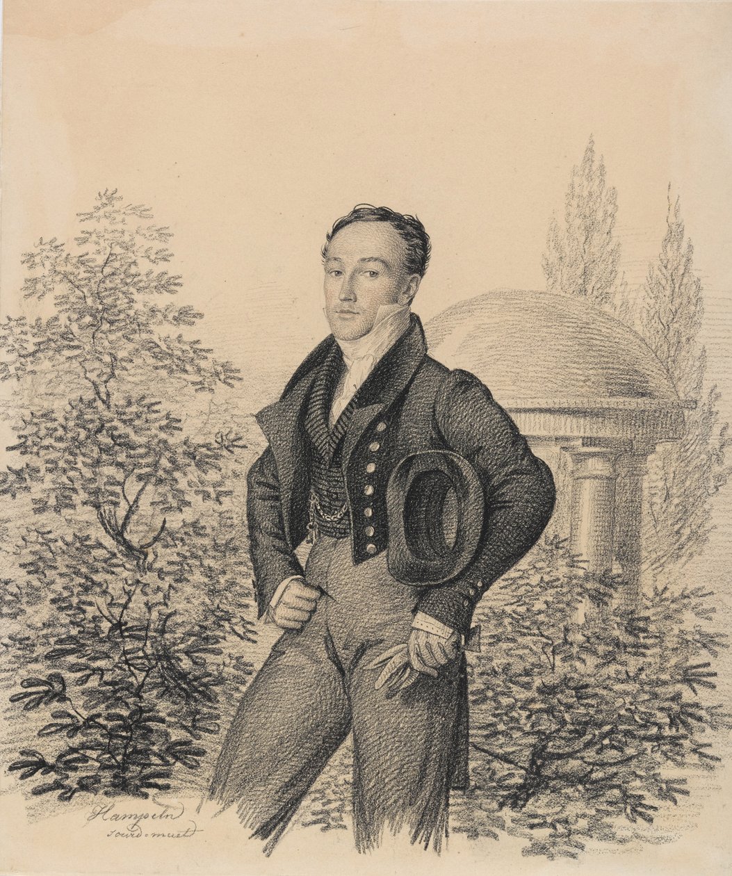निकोले अलेक्जेंड्रोविच कोकॉस्किन का पोर्ट्रेट 1792-1873, 1820 के प्रारंभ में। द्वारा कार्ल वॉन हम्पेलन