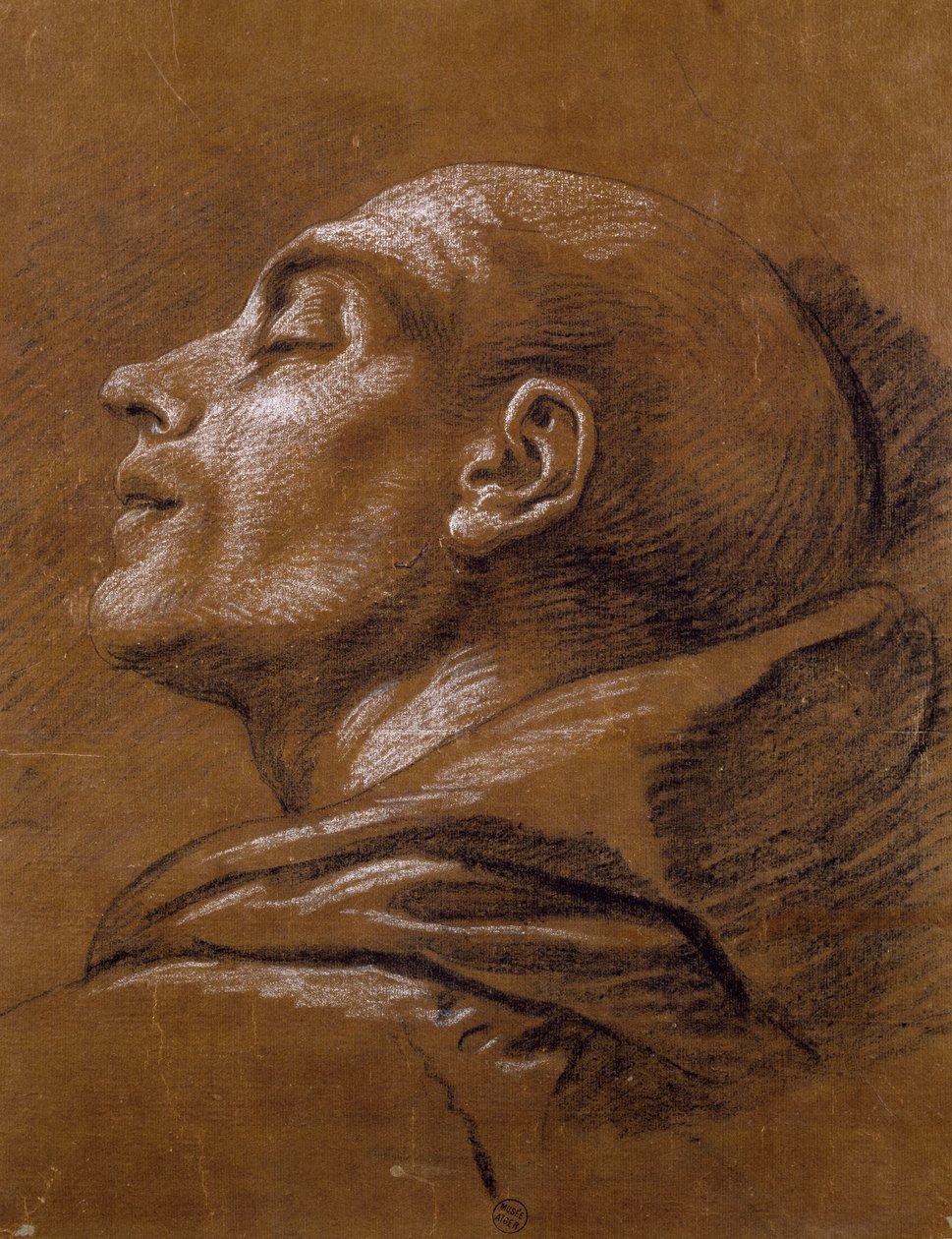 अध्ययन, कार्ले वैन लू (1705-1765) द्वारा, संगीन ड्राइंग द्वारा कारल वैन लू