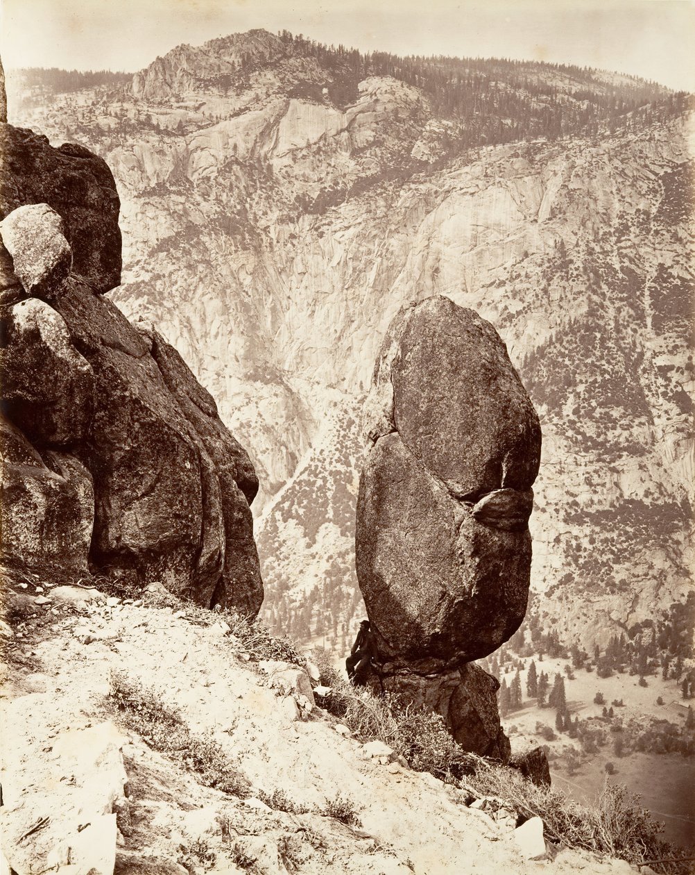 ईगल पॉइंट, योसेमाइट, सीए। 1872, मुद्रित सीए। 1876. द्वारा कार्लटन ई. वॉटकिंस।