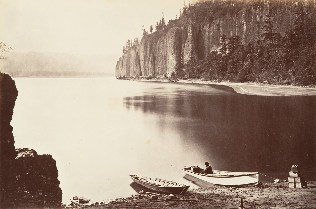 केप हॉर्न, ओरेगन, 1867, मुद्रित सीए। 1876. द्वारा कार्लटन एम्मन्स वॉटकिंस