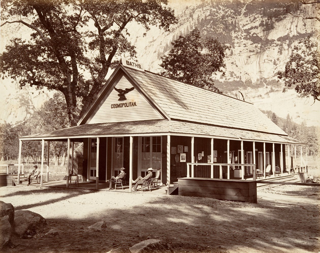कॉस्मोपॉलिटन सैलून, सीए। 1872, मुद्रित सीए। 1876. द्वारा कार्लटन एम्मन्स वॉटकिंस