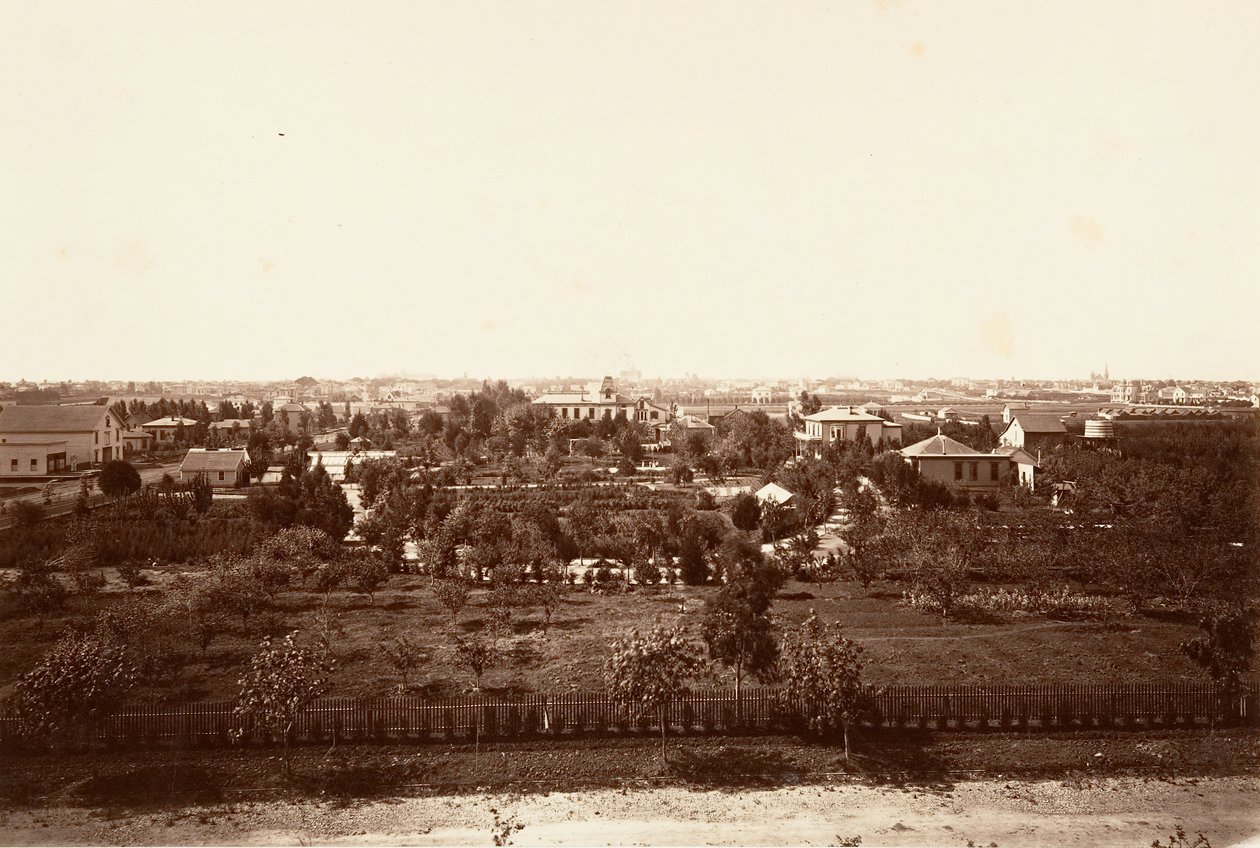 ओकलैंड, सैन्य अकादमी से, 1864, सीए मुद्रित। 1876. द्वारा कार्लटन एम्मन्स वॉटकिंस