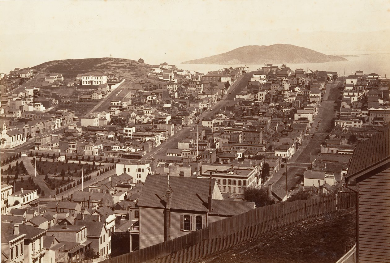 सैन फ्रांसिस्को, 1864, सीए मुद्रित। 1876. द्वारा कार्लटन एम्मन्स वॉटकिंस