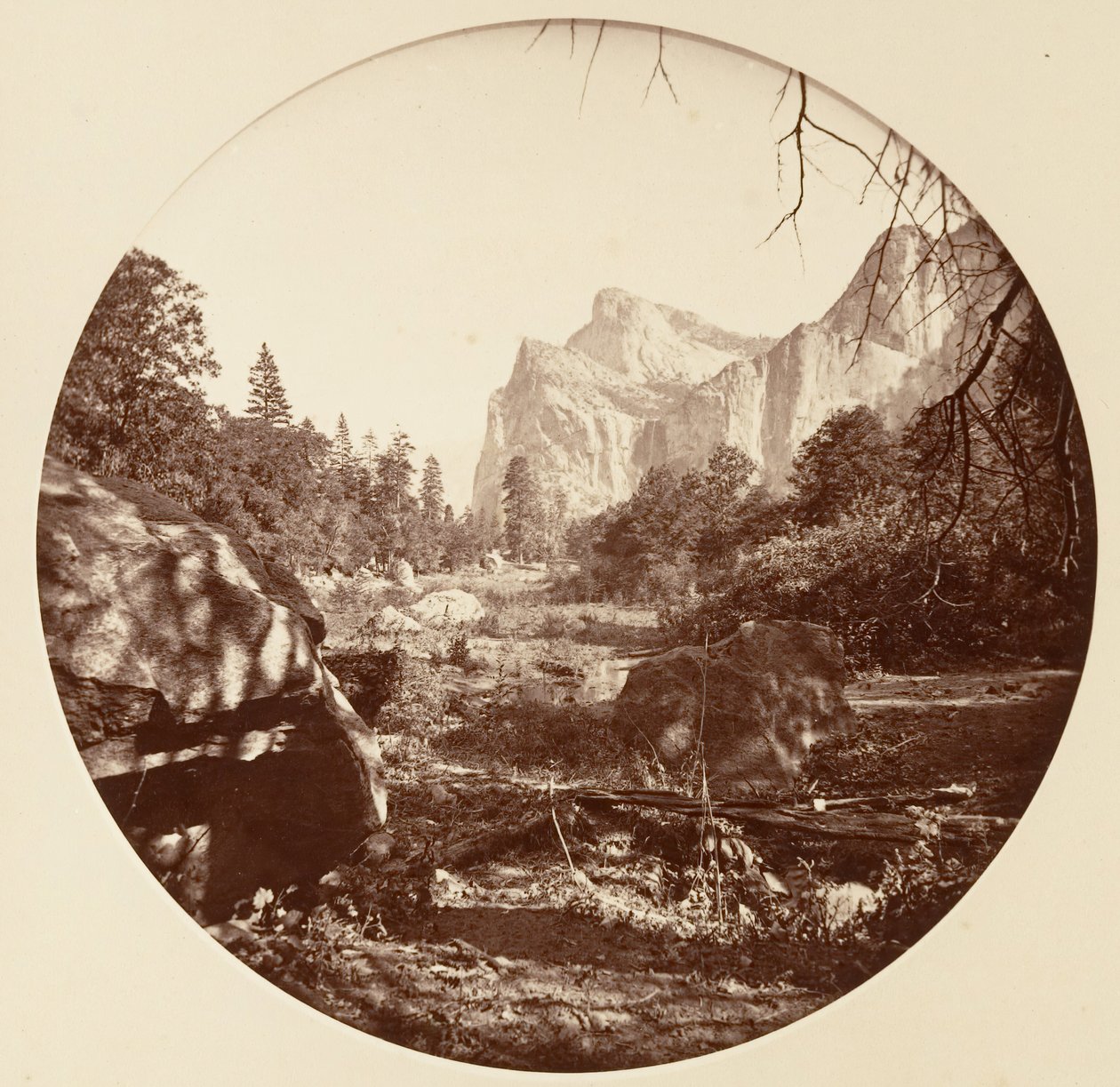 [योसेमाइट नेशनल पार्क, कैलिफ़ोर्निया], सीए। 1878. द्वारा कार्लटन एम्मन्स वॉटकिंस