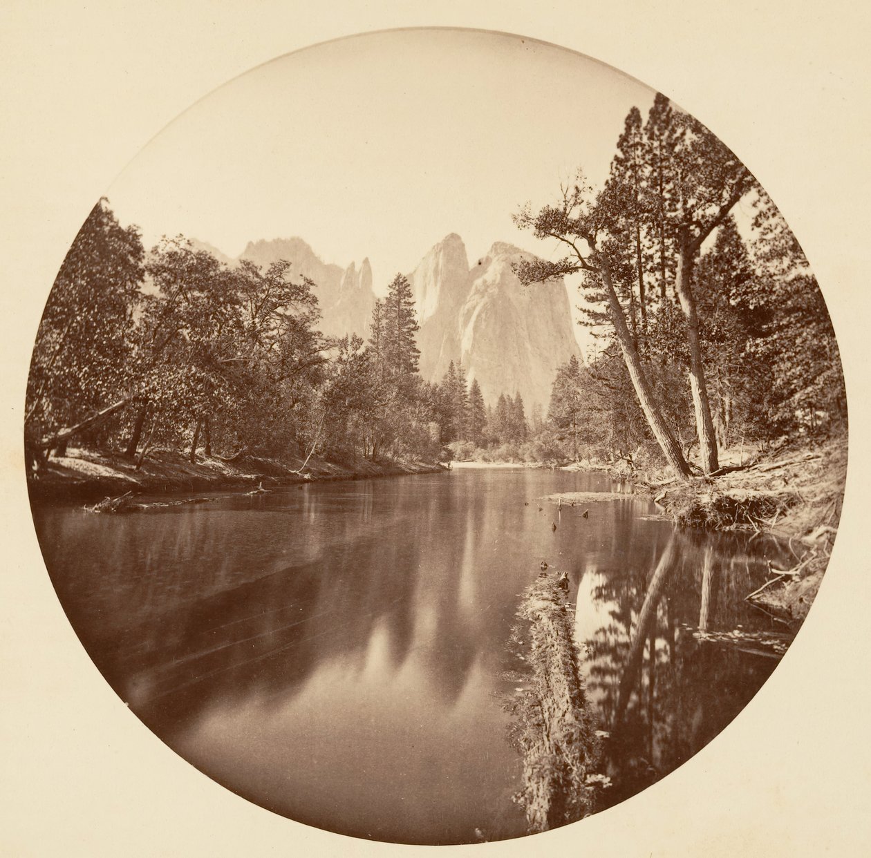[योसेमाइट नेशनल पार्क, कैलिफ़ोर्निया], सीए। 1878. द्वारा कार्लटन एम्मन्स वॉटकिंस