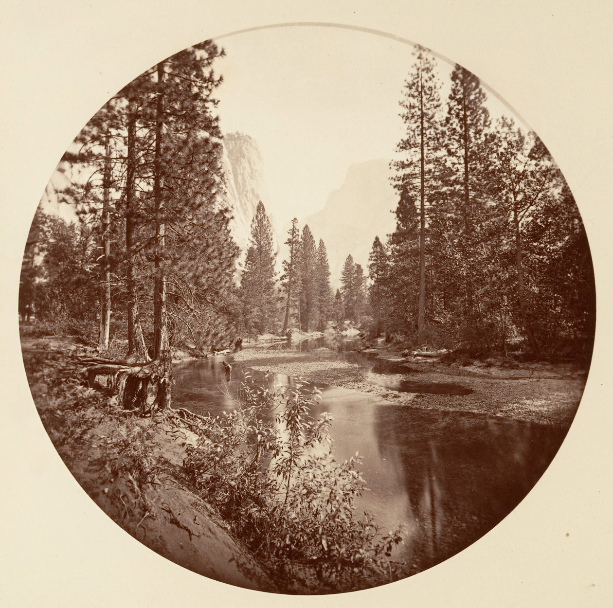 [योसेमाइट नेशनल पार्क, कैलिफ़ोर्निया], सीए। 1878. द्वारा कार्लटन एम्मन्स वॉटकिंस