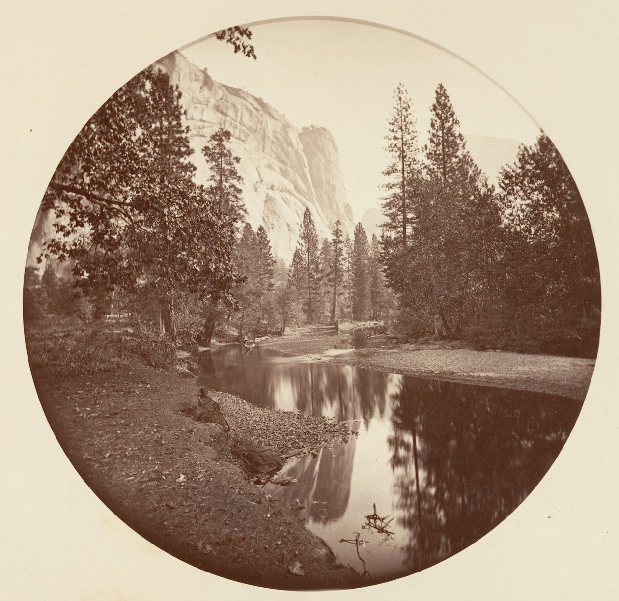 [योसेमाइट नेशनल पार्क, कैलिफ़ोर्निया], सीए। 1878. द्वारा कार्लटन एम्मन्स वॉटकिंस