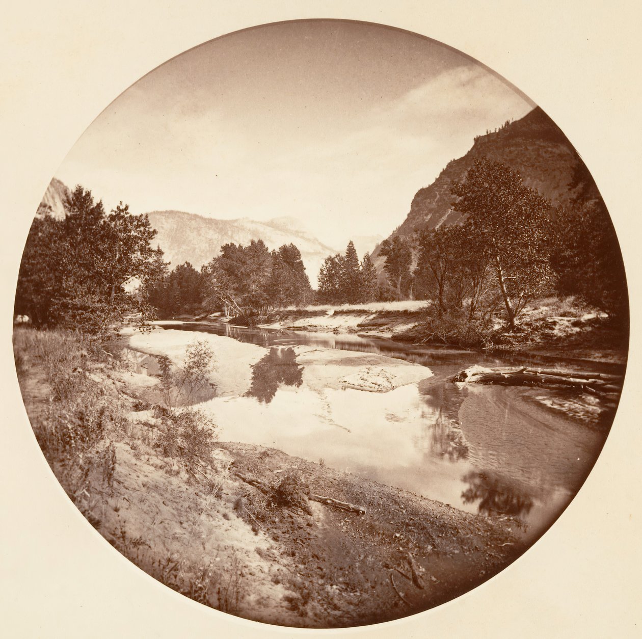 [योसेमाइट नेशनल पार्क, कैलिफ़ोर्निया], सीए। 1878. द्वारा कार्लटन एम्मन्स वॉटकिंस