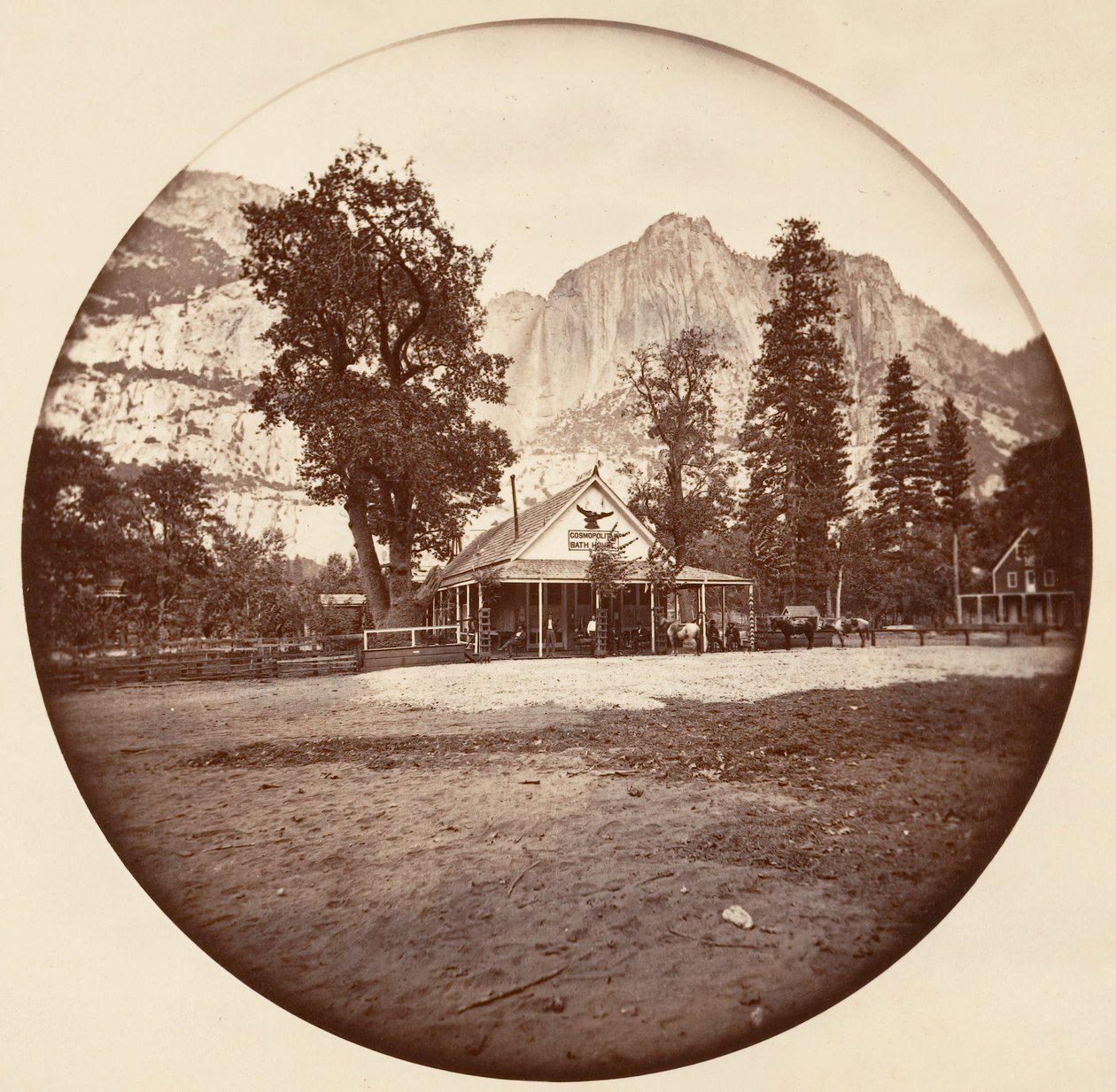 [योसेमाइट नेशनल पार्क, कैलिफ़ोर्निया], सीए। 1878. द्वारा कार्लटन एम्मन्स वॉटकिंस