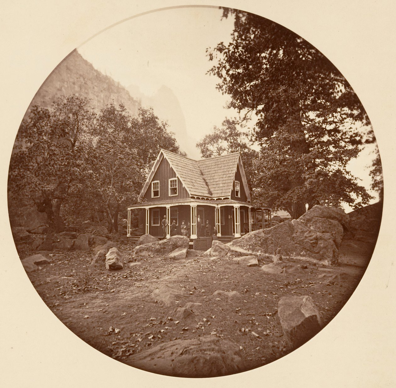 [योसेमाइट नेशनल पार्क, कैलिफ़ोर्निया], सीए। 1878. द्वारा कार्लटन एम्मन्स वॉटकिंस