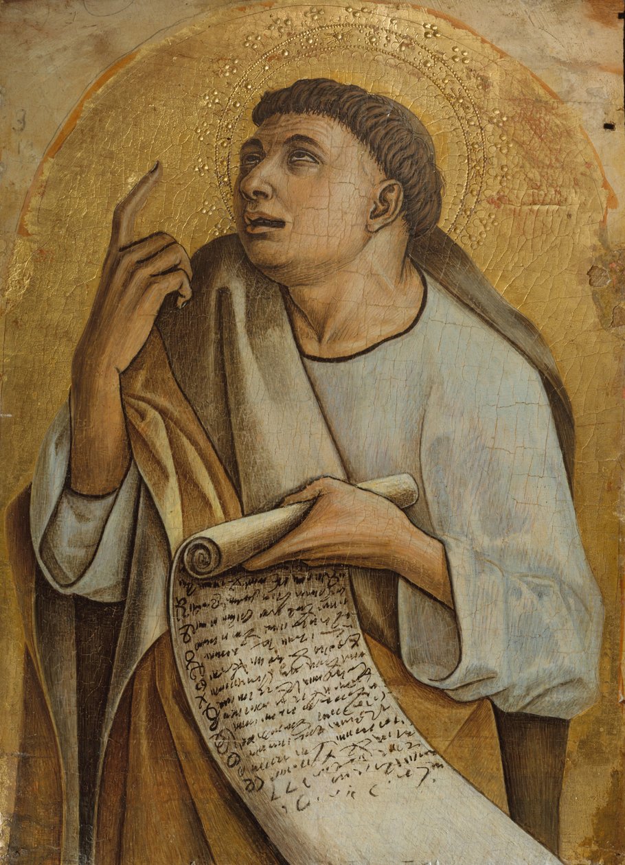 एक प्रेरित, c.1471-73 (लकड़ी पर तड़का और सोना) द्वारा कार्लो क्रिवेली
